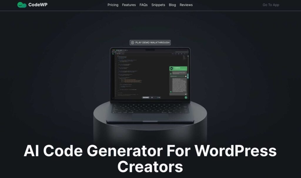 CodeWP-best web designer tool