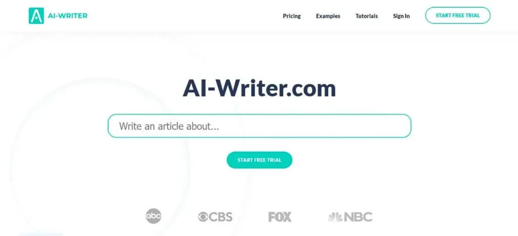 ai-writer content writing tool