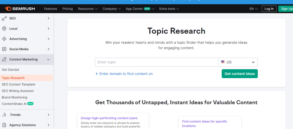 topic research content maker