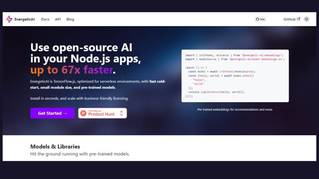 AI Web App Backend Energetic AI