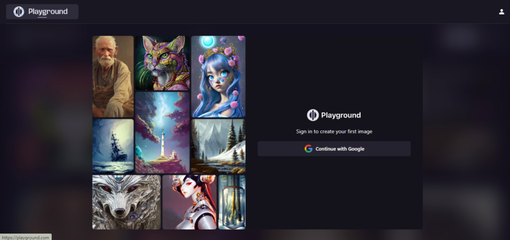Playground AI,  Image Generator Tool