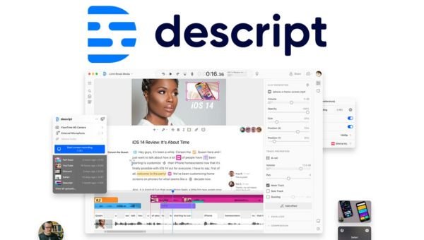 Descript. ai-Ai tools for students-homepage
