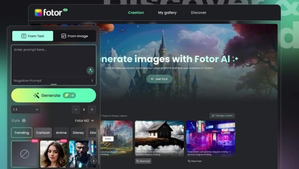 Fotor-Ai tools for students-homepage
